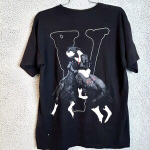 VLONE City Morgue Dogs Men's Black T-Shirt Size XL Double Sided